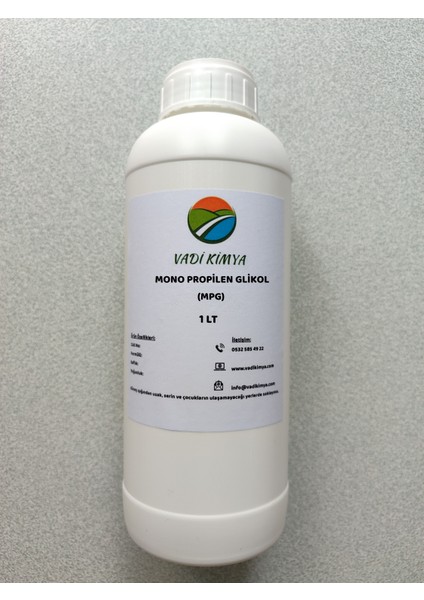 Mono Propilen Glikol (Mpg) Teknik Kalite - 1 Lt