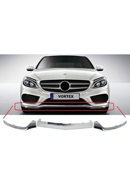 - Ön Tampon Alt Nikelaj Sağ ( Amg ) W205 2014- - 2058851474