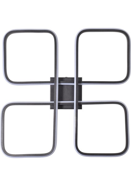 Asil Modern Tasarım Yatak Odası Salon Mutfak Siyah Renk Beyaz Ledli 4'lü Avize fiyatları