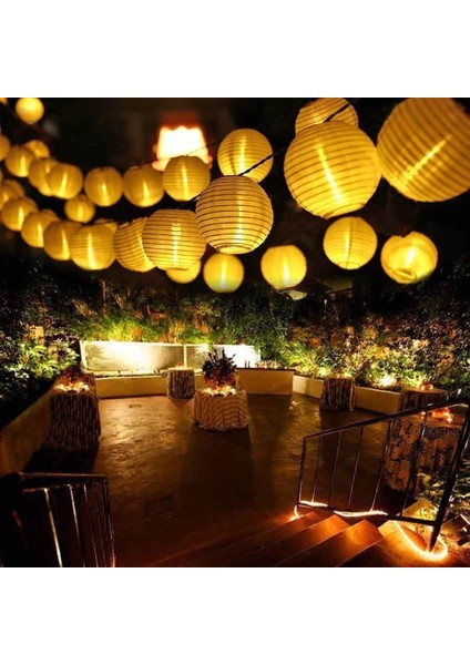 Solar Lantern Lights Güneş Enerjili Top Şamdan 1.5 Metre