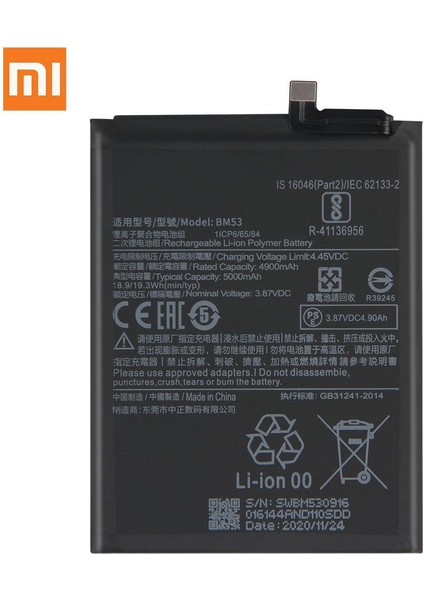 Xiaomi Mi 10T BM53 Batarya Pil