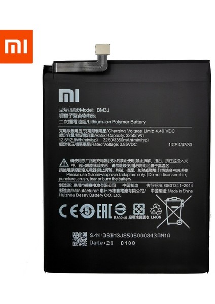 Always Teknoloji Xiaomi Mi 8 Lite BM3J Batarya