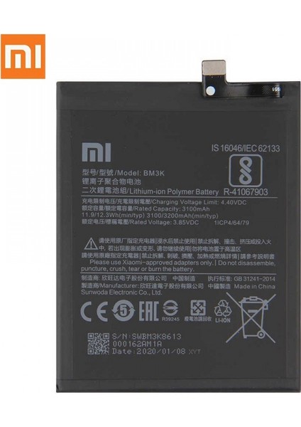 Xiaomi Mi Mix 3 BM3K Batarya Pil