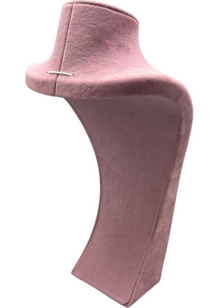 Yerli Üretim Süet Kumaş Elisia Manken Pembe Renk 27/12 cm Kolye Gerdanlık Takı Sergileme Mankeni fırsatları