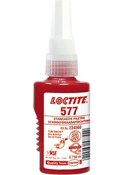 577 Orta Mukavemetli Hızlı Kuruma Dişli Bağlantı (50 ml)