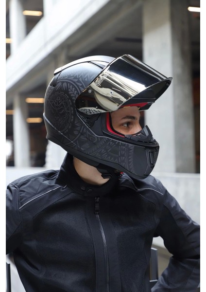 Rapid 2 Takaroa Mat Siyah Kask indirimleri