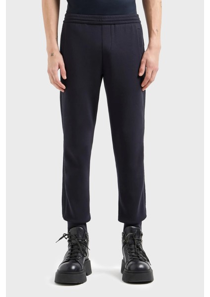 Logolu Streç Pamuklu Regular Fit Jogger Spor Pantolon Erkek Pantolon 6D1PK3 1jhsz 0920