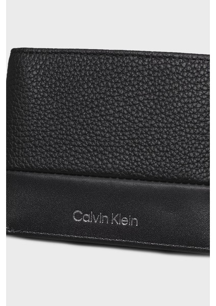 Calvin Klein Deri Logolu Cüzdan K50K512313BEH Erkek Cüzdan K50K512313 Beh