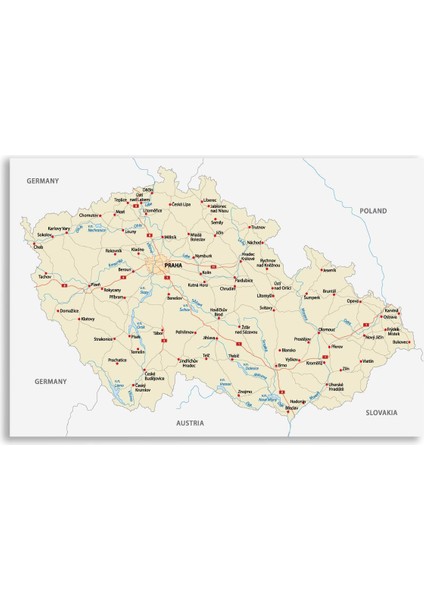 Çek Cumhuriyeti Yol Haritası Tablosu - CTY122