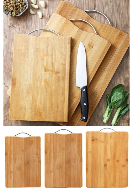 3'lü Bambu Kesim Panosu Lüx Üç Boy Çelik Saplı Peynir Servis Sunum Tepsi fiyatları