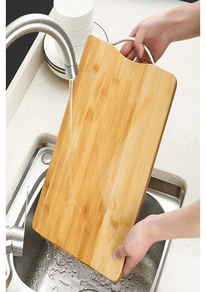 3'lü Bambu Kesim Panosu Lüx Üç Boy Çelik Saplı Peynir Servis Sunum Tepsi indirimleri