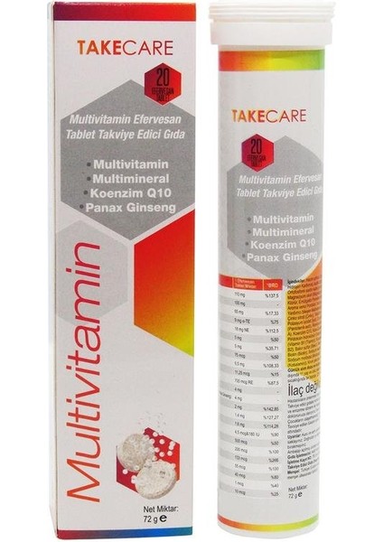 Multivitamin Multimineral 20 Efervesan Tablet