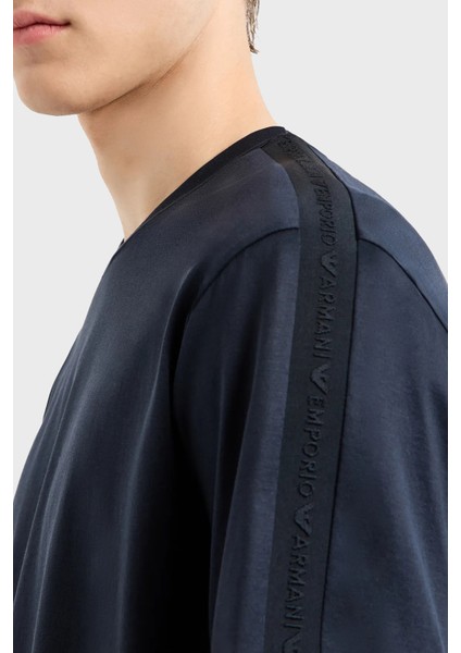 Logolu Pamuklu Regular Fit Bisiklet Yaka Erkek Tshirt 6D1TD6 1josz 0920 modelleri