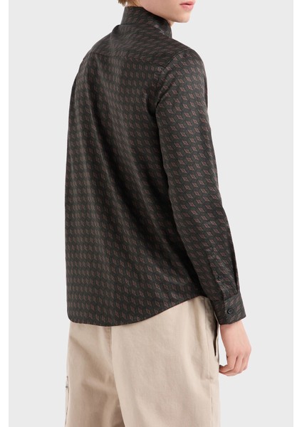 Pamuklu Regular Fit Logolu Gömlek Erkek Gömlek 6DZC45 Znzrz 72AF fiyatları