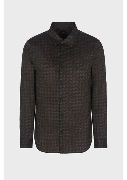 Pamuklu Regular Fit Logolu Gömlek Erkek Gömlek 6DZC45 Znzrz 72AF fırsatları