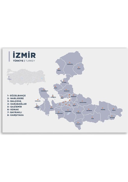 Izmir Il Harita Tablosu - CTY152