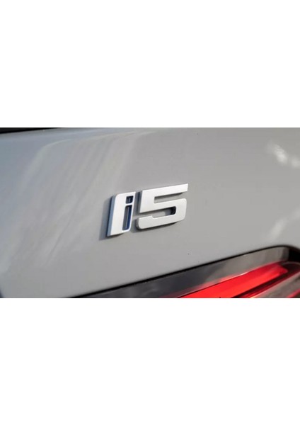 I5 Bagaj Gri Abs 3M 3D Yazı Logo Bmw Ile Uyumlu