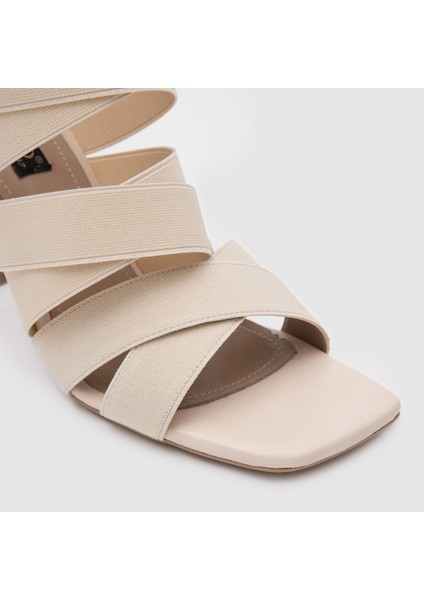 Kadın Topuklu Ayakkabı [060229], Bej, 40 fiyatları