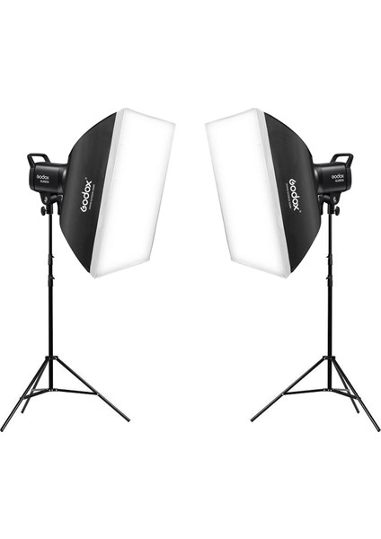 SL60II Bi 60W Bi-Color Cob LED Video Işığı 2'li Set