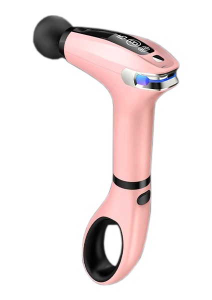 Şarjlı Masaj Aleti Uzun Sap Tasarımı Led Ekranlı 30w Güçlü Motor Derinlemesine Masaj Spor Fitness Veya Yoğun Çalışma Sonrası Rahatlatıcı Etki Hb-005