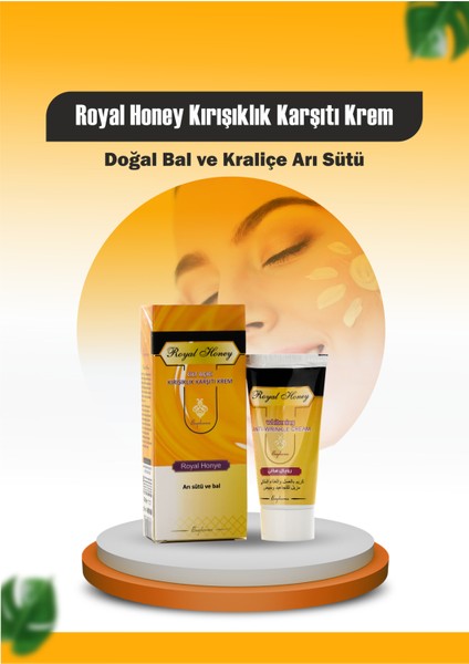 Royal Honey Krem, Arı Sütü ve Bal Karışımı Krem 50 ml