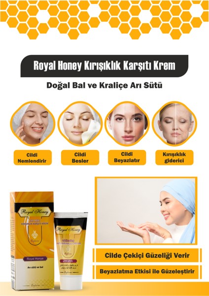 Royal Honey Krem, Arı Sütü ve Bal Karışımı Krem 50 ml fiyatları