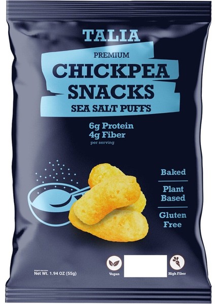 Snacks Deniz Tuzlu Fırınlanmış Nohut Cipsi 55 G