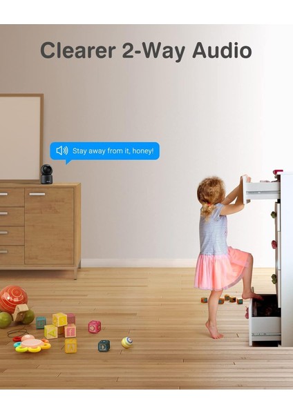 Akıllı Güvenlik Kamerası - 3mp Hd Çözünürlük, Insan Hareket Algılama ve Çok Daha Fazlası
