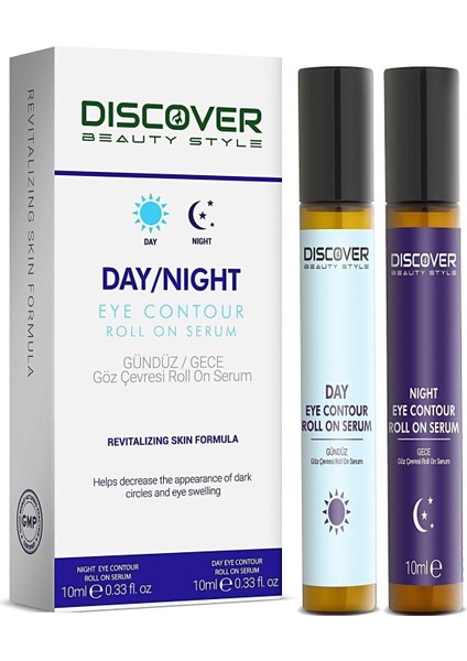 Gündüz Ve Gece Göz Çevresi Yenileyici Onarıcı Roll On Serum Set