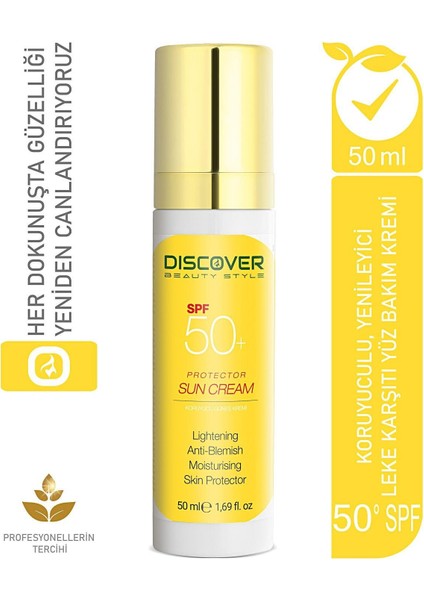 Güneş Kremi 50+Spf Prodector Sun Cream 50 Ml