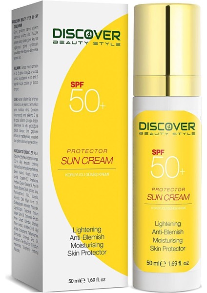 Güneş Kremi 50+Spf Prodector Sun Cream 50 Ml