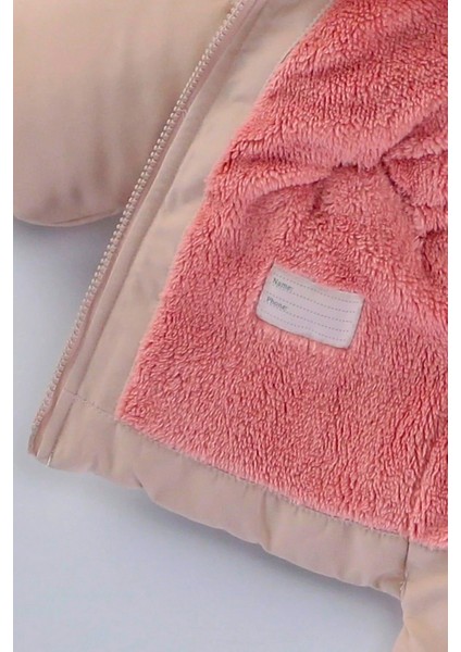 Yeni Sevimli Oyuncak Baby Tavşanlı-Içi Kürklü Soft Kumaş Cepli Kapüşonlu Çocuk Kışlık Mont-Kaban modelleri