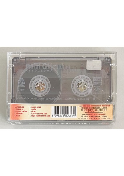 Murat Göğebakan Ayyüzlüm Kaset (Orjnal Dönem Baskı Kaset)