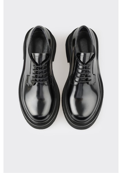 Siyah Deri Kadın Günlük Ayakkabı fırsatları