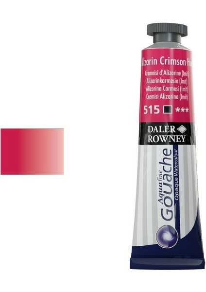 Aquafine Guaj Boya Tüp 15 ml 515 Alizarin Crimson