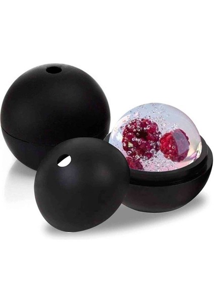 Büyük Silikon Buz Kalıbı, Tekli Top, Siyah fiyatları