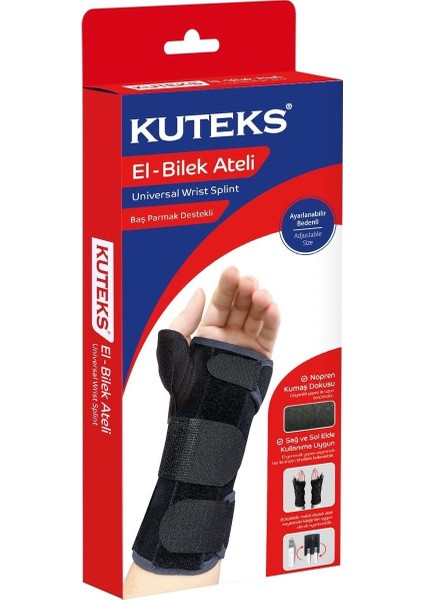 El Bilek Ateli - Ayarlanabilir Bedenli - Bükülebilir Metal Destekli