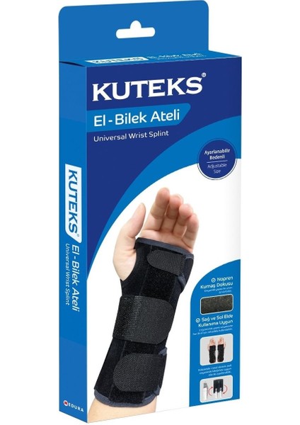 El Bilek Ateli - Ayarlanabilir Bedenli - Bükülebilir Metal Destekli