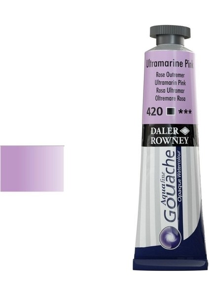 Aquafine Guaj Boya Tüp 15 ml 420 Ultramarine Pink