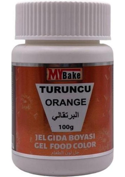 Jel Gıda Boyası Turuncu 100 gr