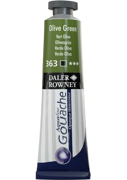 Aquafine Guaj Boya Tüp 15ML 363 Olive Green