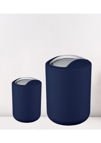 2’li Çöp Kovası Lacivert ( Brasil Model ) 6,4 ve 2 Litre