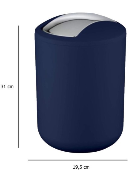 2’li Çöp Kovası Lacivert ( Brasil Model ) 6,4 ve 2 Litre fiyatları