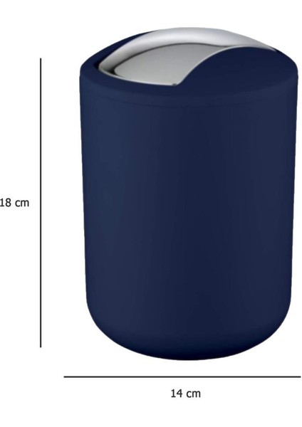 2’li Çöp Kovası Lacivert ( Brasil Model ) 6,4 ve 2 Litre modelleri