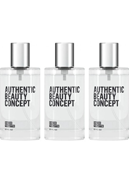 Authentic Beauty Concept Ekonomik 3 Adet Eau De Toilette For Body & Hair 50 Ml