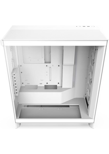 H7 Flow (2024) CM-H72FW-R1 Rgb White Tempered Glass USB 3.2 Atx Mid Tower Kas