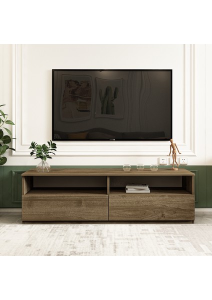 Centra Kapaklı Tv Sehpası,tv Ünitesi Istanbul Ceviz, Ev-Ofis
