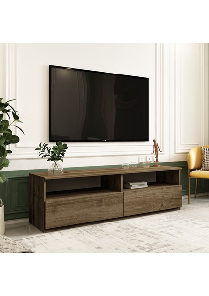 Centra Kapaklı Tv Sehpası,tv Ünitesi Istanbul Ceviz, Ev-Ofis