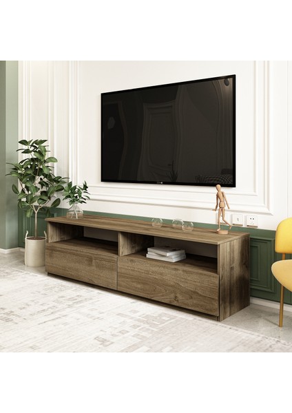 Centra Kapaklı Tv Sehpası,tv Ünitesi Istanbul Ceviz, Ev-Ofis