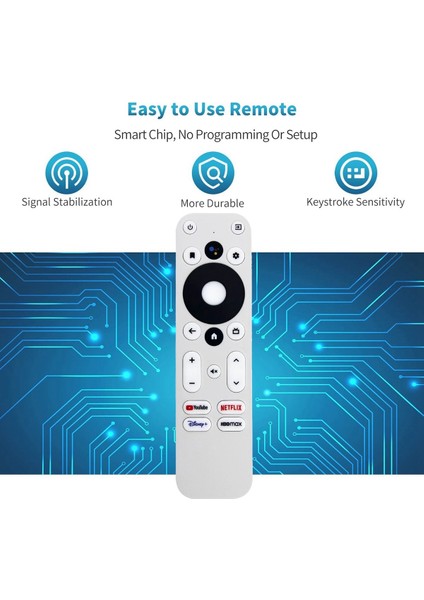 Mecool/onn Için Km2 Için Km2 Için Youtube Sesli Uzaktan Kumanda Için Netflix (Yurt Dışından) fırsatları